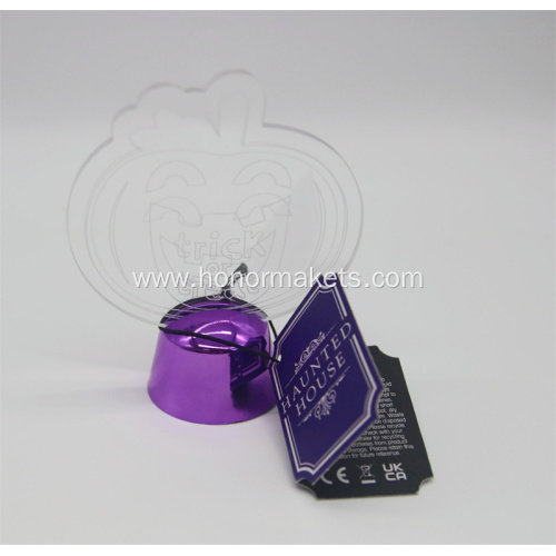 Pumpkin Head Halloween LED Mirror Light
